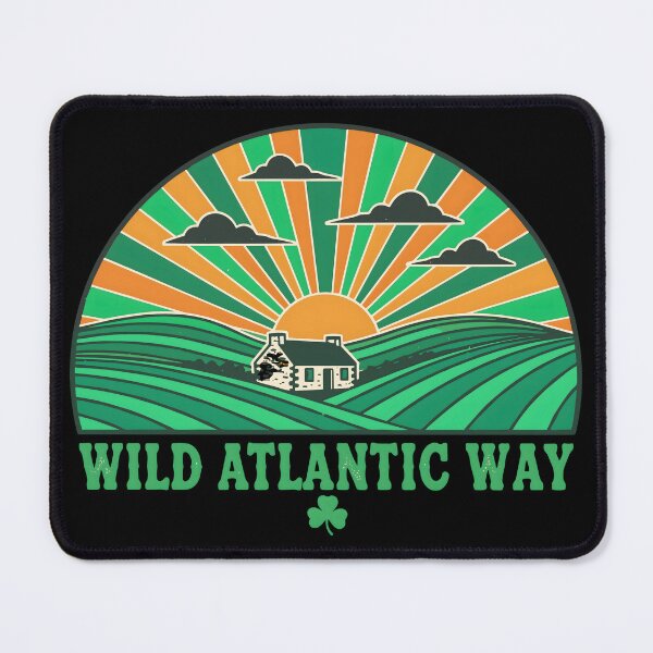 Item preview, Wild Atlantic Way Retro Design Donegal Kerry Galway Mayo Cork Sligo Limerick designed and sold by OliDesigns.