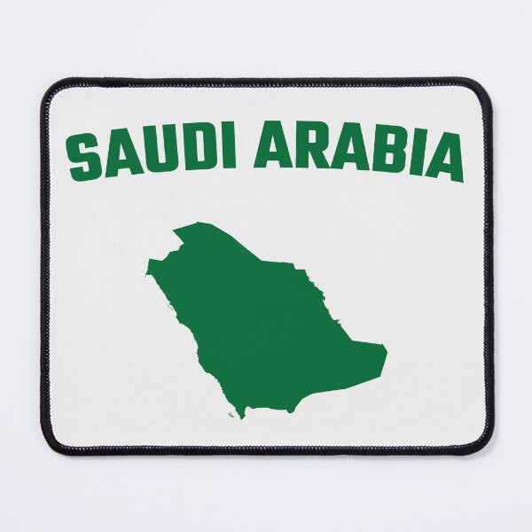 Item preview, Saudi Arabia Pride - Classic Green Map Silhouette designed and sold by mashmosh.