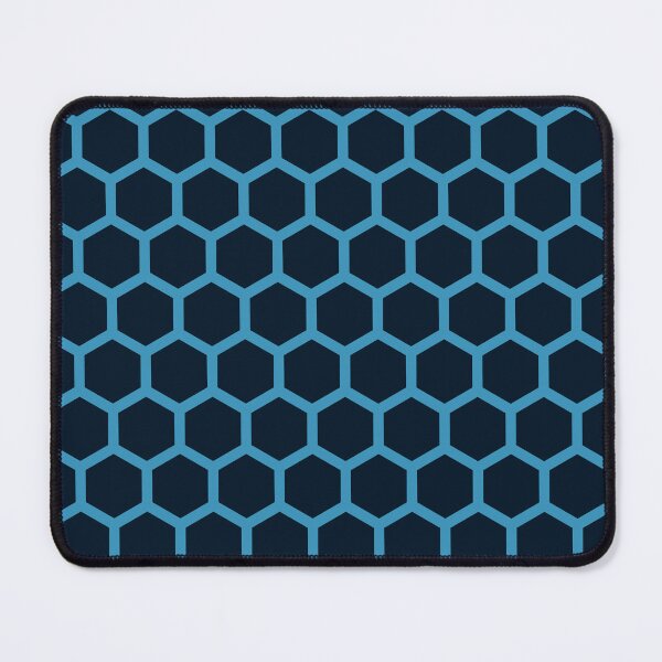 Item preview, Luxury Blue Hex Grid - Abstract Geometric Shape Pattern  - Bridal Shower Gifts designed and sold by RoyalStarsPatts.