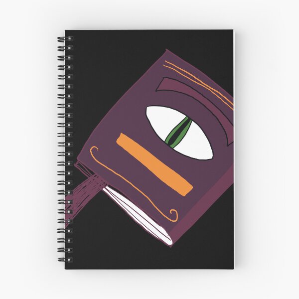 Item preview, Violet Magic Spell Book with Eye – Witchy Illustration designed and sold by chicadelosrulos.