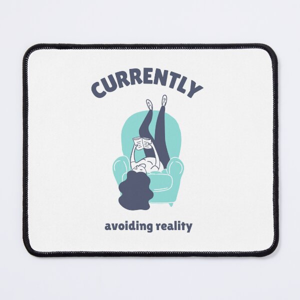 Item preview, Currently Avoiding Reality with a Book designed and sold by Unlock Success.
