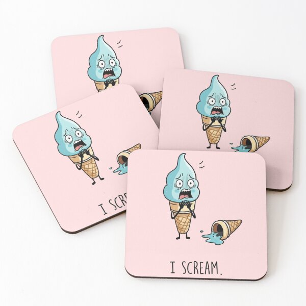 Item preview, I Scream Ice Cream Illustration designed and sold by TinyJoy Studio.