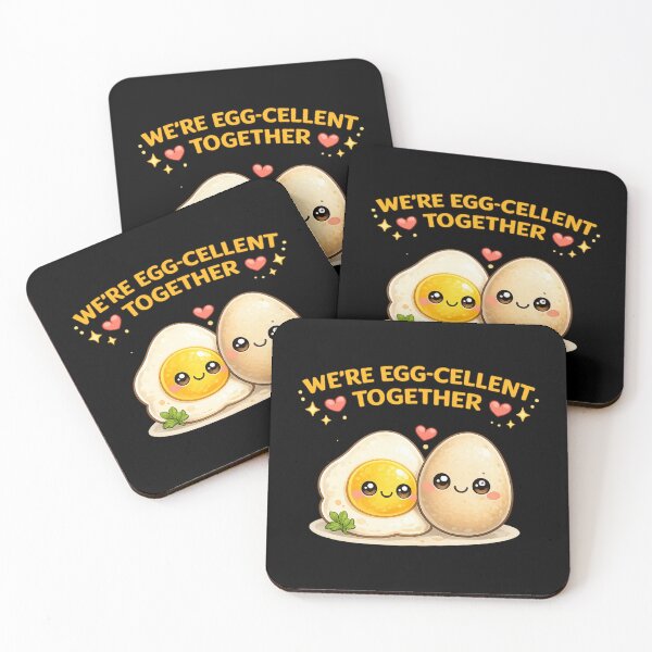 Item preview, We’re Egg-cellent Together Cute Eggs designed and sold by Papier Atelier Art.