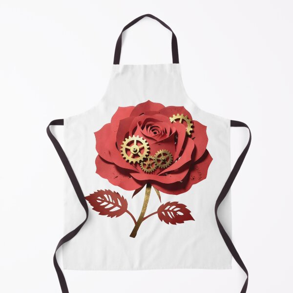 Item preview, Steampunk roses papercut design designed and sold by Marcu Ioachim.