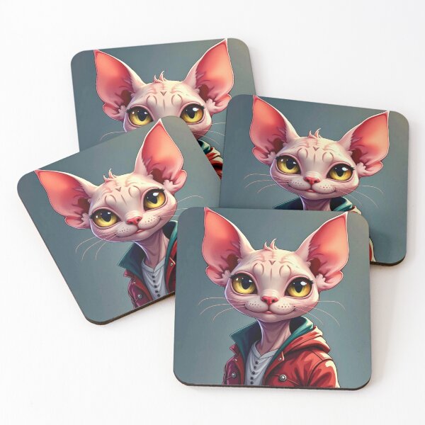 Item preview, Urban Sphynx – Cool Street Cat Illustration designed and sold by PhilDreams.
