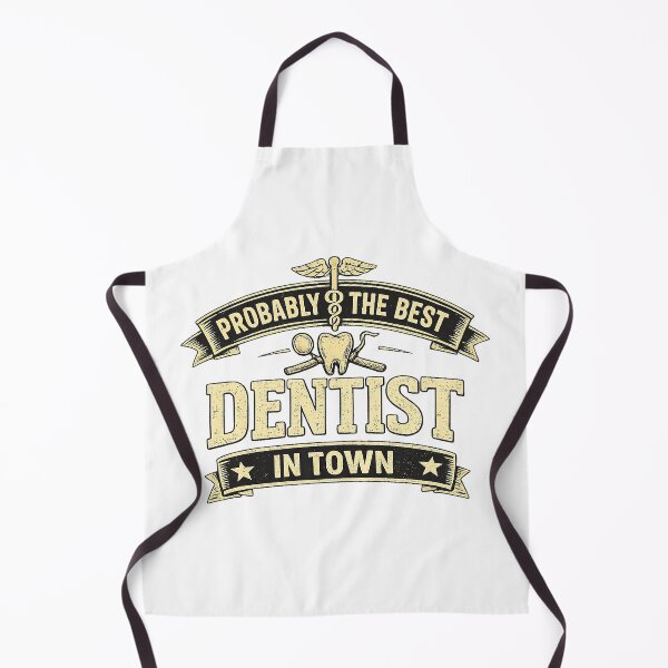 Item preview, Probably the Best Dentist in Town – Funny Dental Humor Vintage Design designed and sold by yaalow.