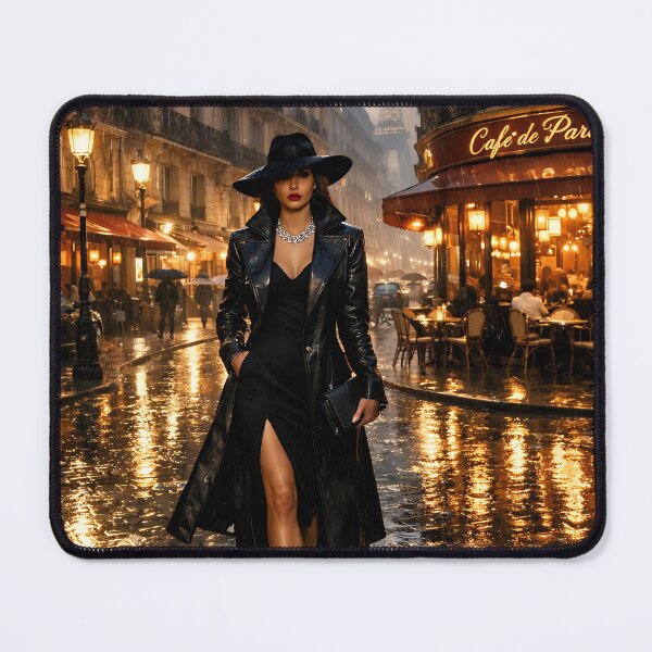 Item preview, Elegant Paris Fashion in the Rain Near Eiffel Tower designed and sold by athanasioungr.