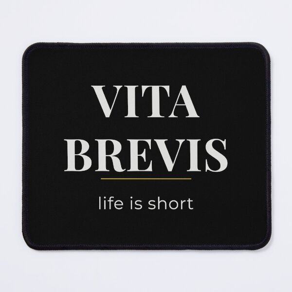 Item preview, Vita Brevis – Latin Quote on Life’s Shortness designed and sold by AETERNA VERBA.
