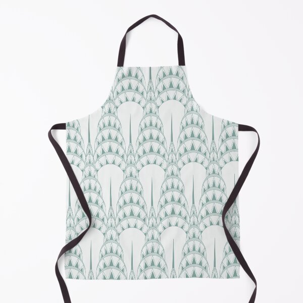 Item preview, Raspadores Chrysler Art Decó Verde Salvia designed and sold by Pinkdeer Designs.