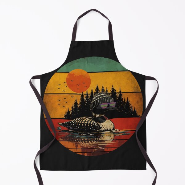 Item preview, Vintage Hipster Loon Sunset designed and sold by WavesStation.
