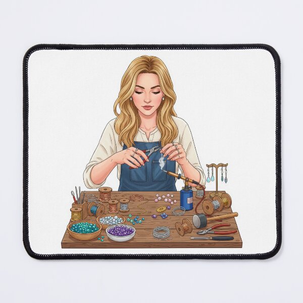 Item preview, Creative Jewelry Maker – Handmade Artisan Illustration designed and sold by C3J7.