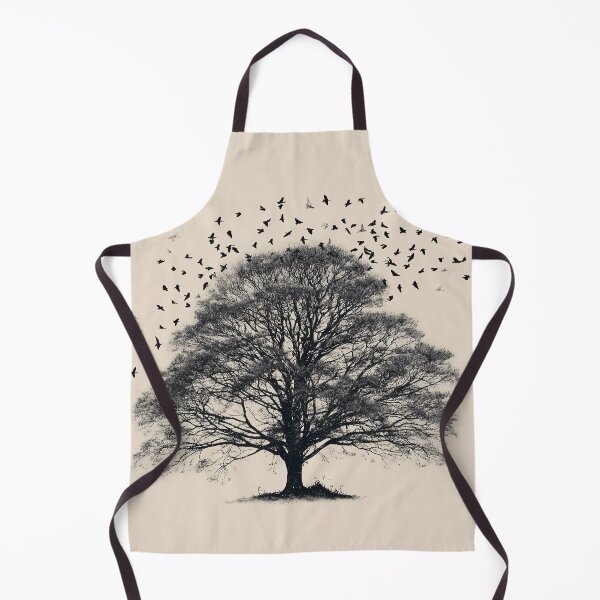 Item preview, Solitary Tree and Flock of Birds designed and sold by lautir.