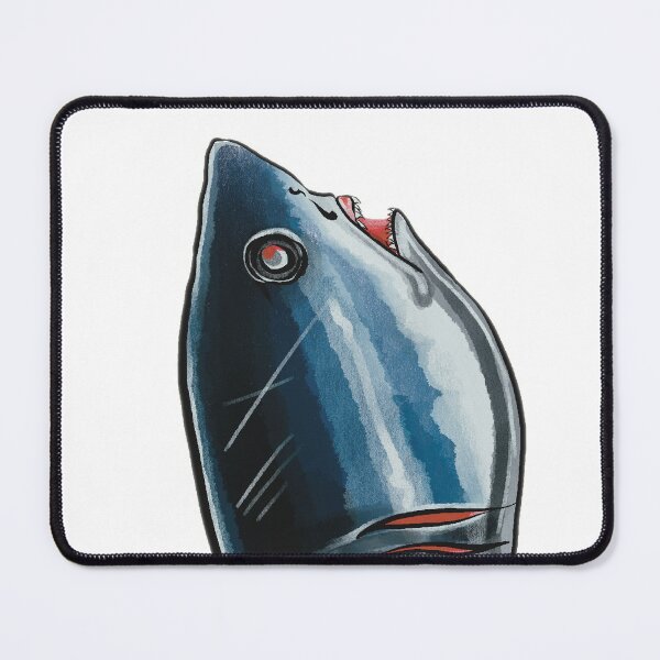 Item preview, Thresher shark tattoo American traditional marine biology creepy designed and sold by j-nash-art.