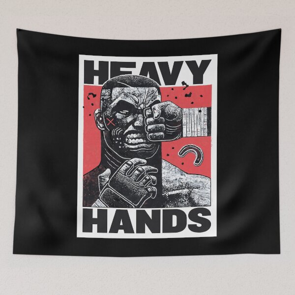 Item preview, Heavy Hands Graphic By Gian Galang designed and sold by insta-tee.