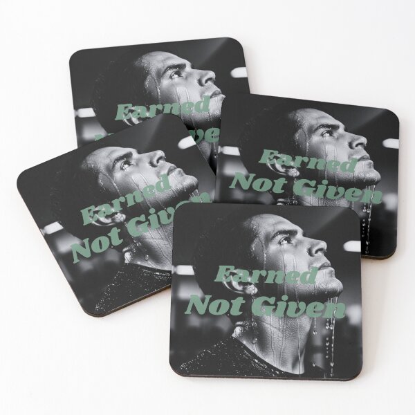 Item preview, Earned Not Given – Rugby Motivation Silhouette Design designed and sold by Cocela.
