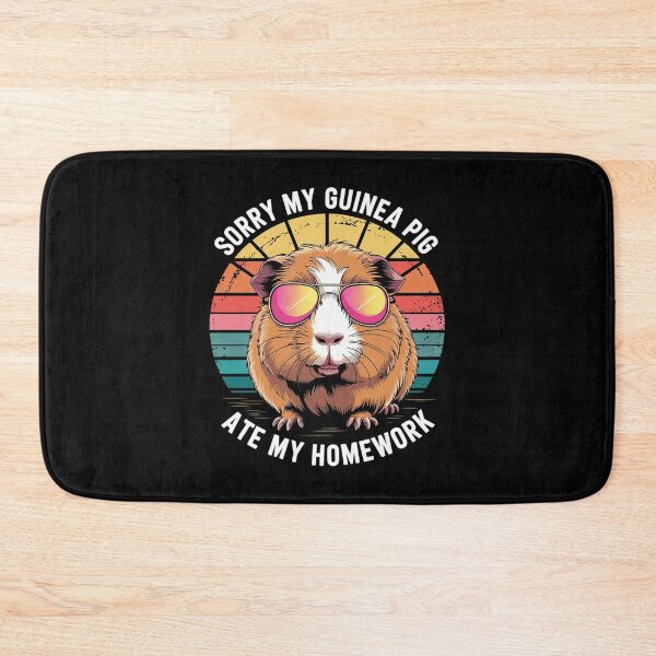 Item preview, Guinea Pig Lover sarcastic quotes Ate My Homework Kids designed and sold by joyouartArt.