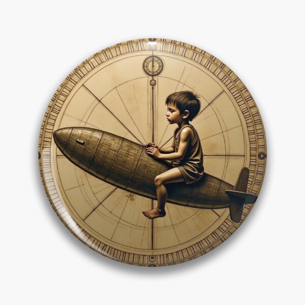 Item preview, Clockwork Dreamer – Steampunk Time Traveler Art designed and sold by PhilDreams.