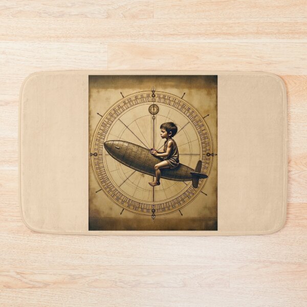 Item preview, Clockwork Dreamer – Steampunk Time Traveler Art designed and sold by PhilDreams.