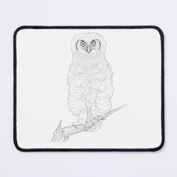 Item preview, Fuzzy Owlet on a Branch designed and sold by love-longisland.