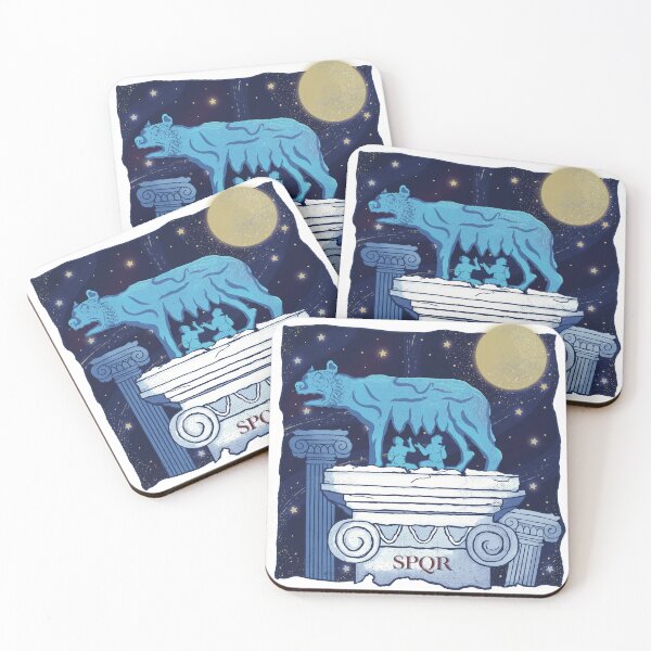Item preview, Capitoline Wolf - Ancient Roman Illustration designed and sold by Ancient-Tales.