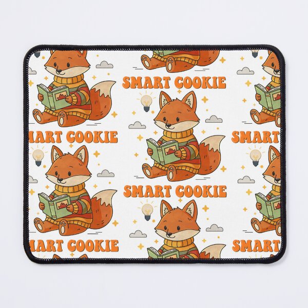 Item preview, Smart Cookie Cute Fox Reading Sticker designed and sold by tviyluv.