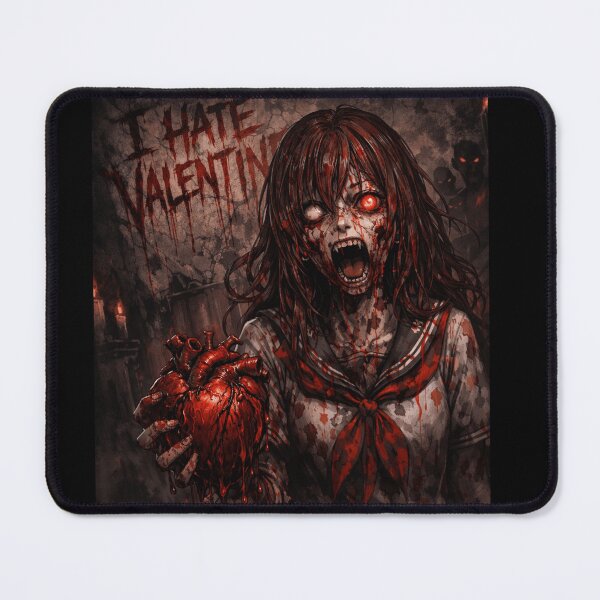 Item preview, “I Hate Valentine: A Bloody Anime Love Curs designed and sold by MoReNdA83.