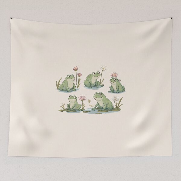 Item preview,  Frog Flowers designed and sold by xiao xuans.