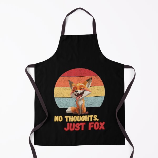 Item preview, No Thoughts Just Fox Funny Animal Meme Quote designed and sold by CleanDecor.