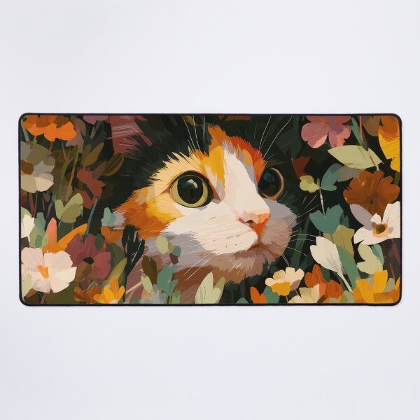 Item preview, CCat Peeking Through Flowers designed and sold by Rtymer.