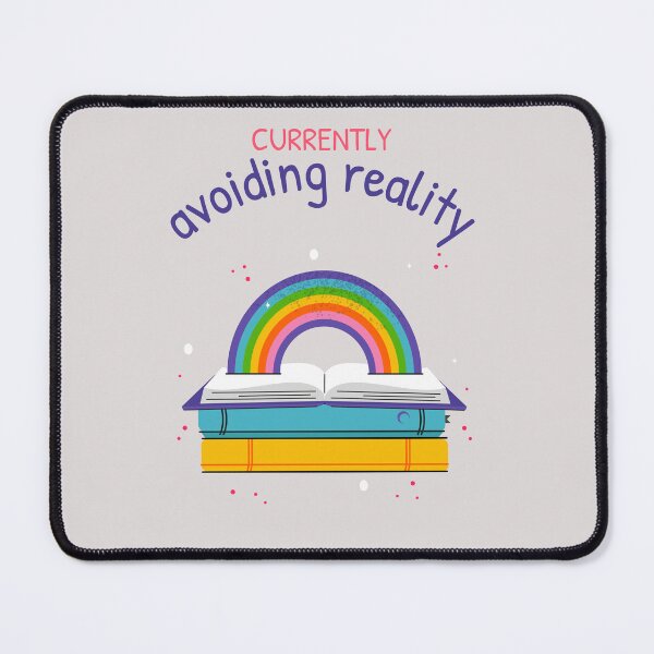 Item preview, Currently Avoiding Reality Rainbow Design for Book Lovers designed and sold by Unlock Success.