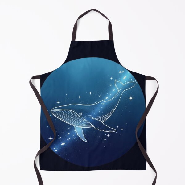 Item preview, Galactic Whale – Minimalist Illustration of a Whale in Space designed and sold by soletstudio.