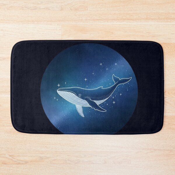 Item preview, Star Whale – Minimalist Illustration of a Whale in the Night Sky designed and sold by soletstudio.