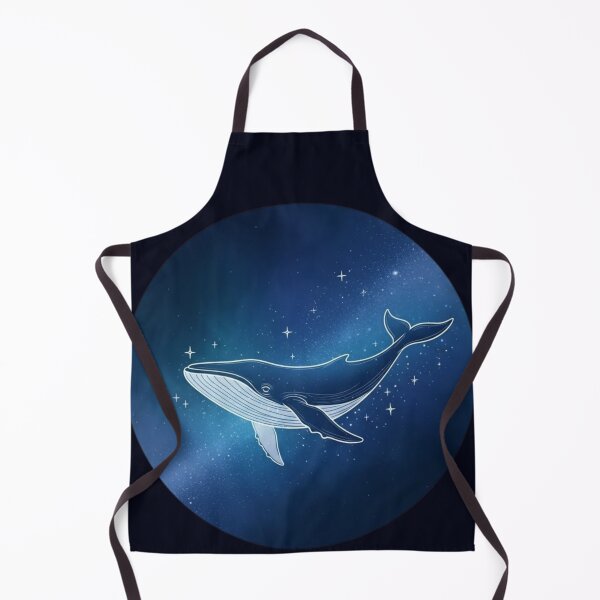 Item preview, Star Whale – Minimalist Illustration of a Whale in the Night Sky designed and sold by soletstudio.