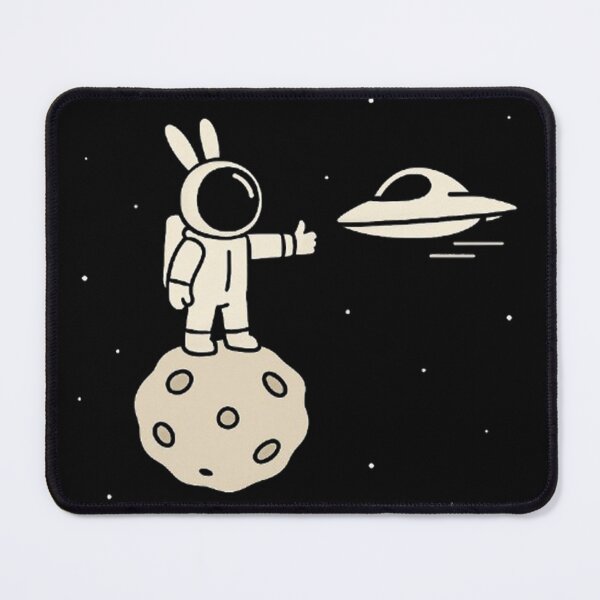 Item preview, “Bunny Astronaut Thumbs-Up – Cosmic Cartoon Adventure” designed and sold by Dogandesighn.