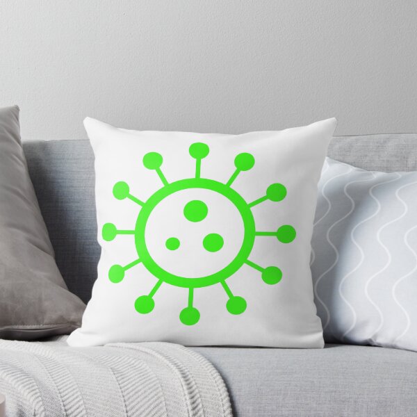 Item preview, COVID-19 Virus Icon Sticker – Coronavirus Symbol (Neon Green) designed and sold by DianeLees.