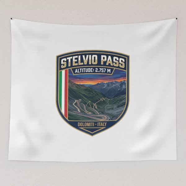 Item preview, Stelvio Pass - Motorcycle Alpine Route designed and sold by enzoade.