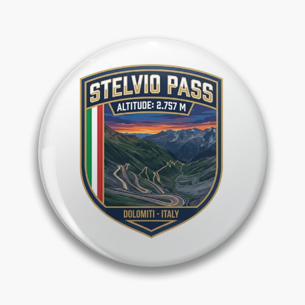 Item preview, Stelvio Pass - Motorcycle Alpine Route designed and sold by enzoade.