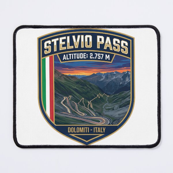 Item preview, Stelvio Pass - Motorcycle Alpine Route designed and sold by enzoade.