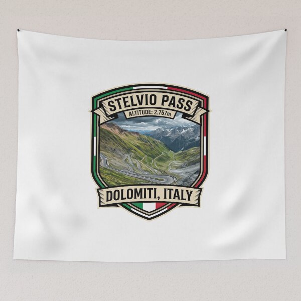 Item preview, Stelvio Pass - European Mountain Pass designed and sold by enzoade.