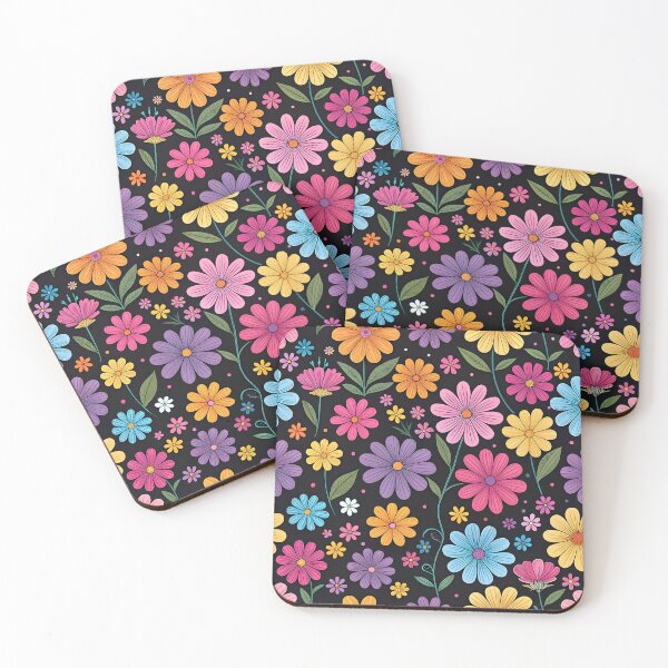 Item preview, Colorful floral pattern designed and sold by trendspatterns.