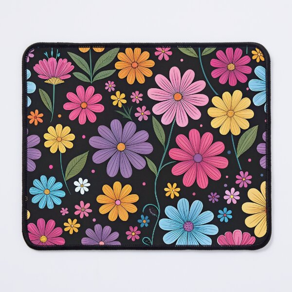 Item preview, Colorful floral pattern designed and sold by trendspatterns.