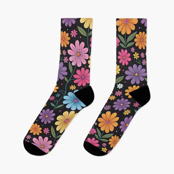 Item preview, Colorful floral pattern designed and sold by trendspatterns.