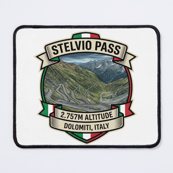 Item preview, Stelvio Pass - Alpine Motorsport Road designed and sold by enzoade.