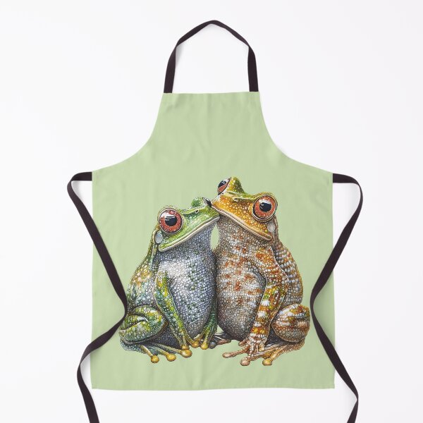 Item preview, Frog №34 Affectionate Tree Frogs Romantic Nature Art designed and sold by SyberGen.