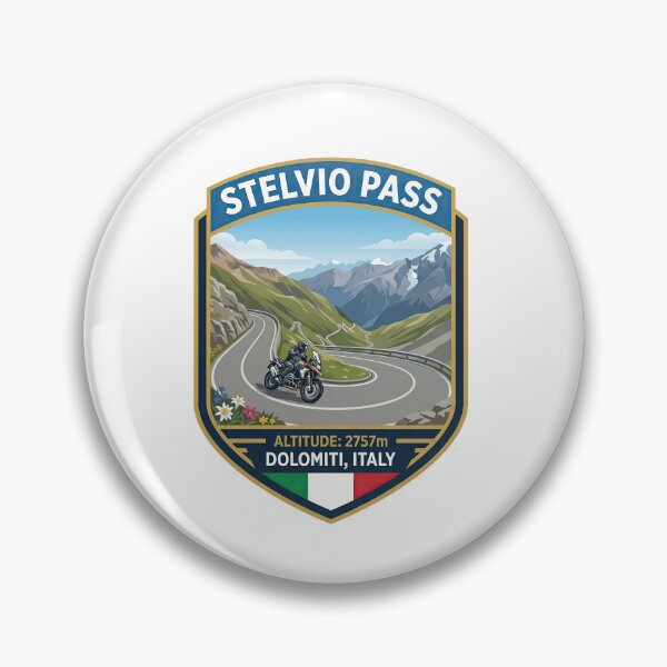 Item preview, Stelvio Pass - High Altitude Road designed and sold by enzoade.