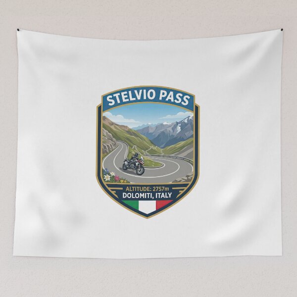 Item preview, Stelvio Pass - High Altitude Road designed and sold by enzoade.