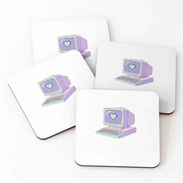 Item preview, Retro Desktop Computer - 90s Aesthetic Pastel PC Sticker designed and sold by RetroPixel Studio.