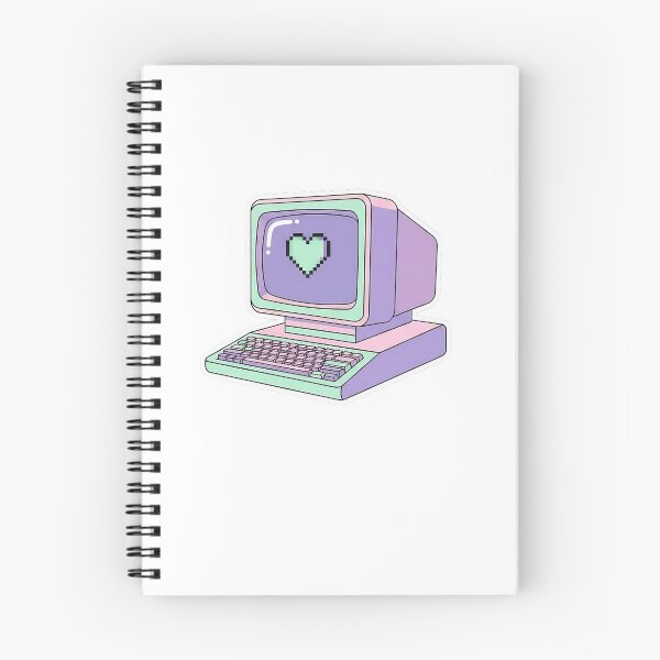 Item preview, Retro Desktop Computer - 90s Aesthetic Pastel PC Sticker designed and sold by RetroPixel Studio.