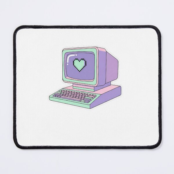 Item preview, Retro Desktop Computer - 90s Aesthetic Pastel PC Sticker designed and sold by RetroPixel Studio.