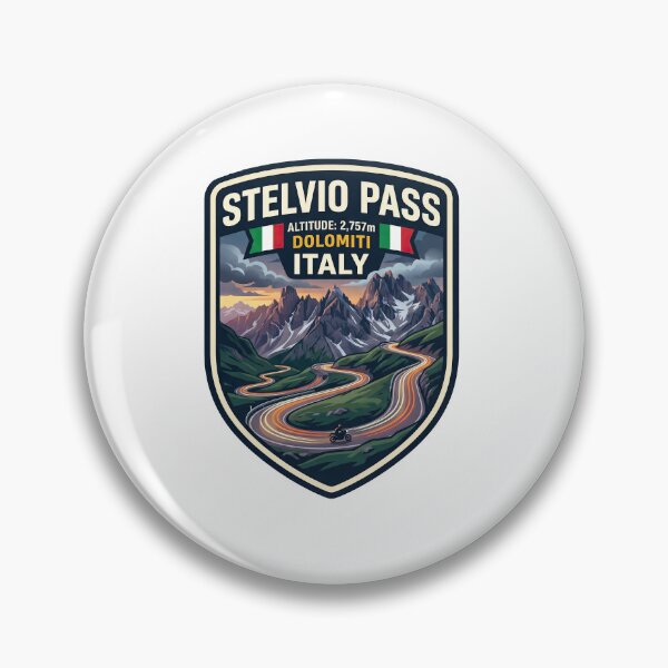 Item preview, Stelvio Pass - Iconic Italy Mountain Road designed and sold by enzoade.
